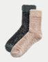 Marks & Spencer "2pk Velvet Ankle High Socks"